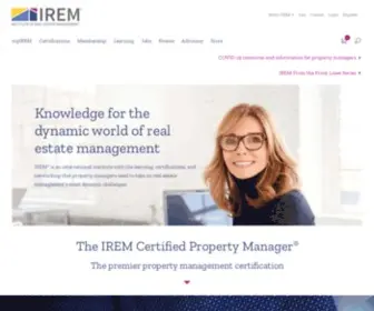 Irem.org(International institute with the learning) Screenshot