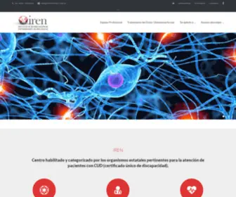 Iren.com.ar(Instituto de Rehabilitación de Enfermedades Neurologicas) Screenshot