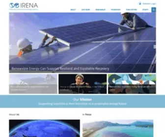 Irena.org(The International Renewable Energy Agency (IRENA)) Screenshot