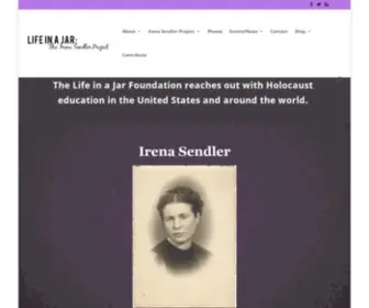 Irenasendler.org(Life in a Jar) Screenshot