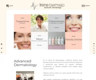 Irenebermejo.com(Irene Bermejo Advanced Dermatology) Screenshot