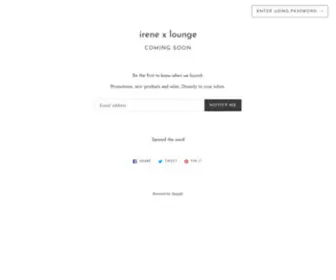 Irenexlounge.com(Domain misconfigured) Screenshot