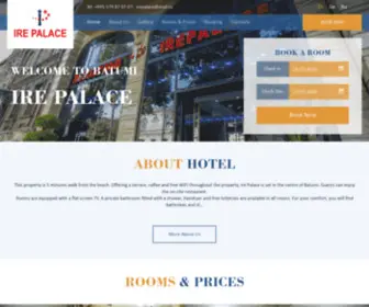 Irepalace.ge(Hotel Ire Palace Batumi) Screenshot