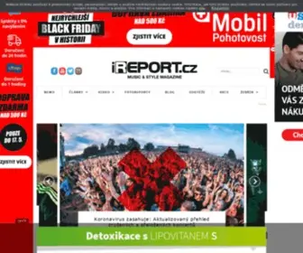 Ireport.cz(Music&style magazine) Screenshot