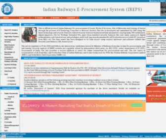 Ireps.gov.in(Indian Railways E) Screenshot