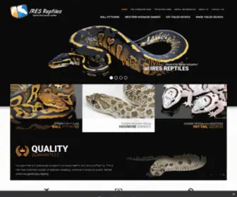 Ires-Reptiles.com(IRES Reptiles) Screenshot