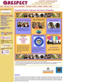 Irespect.net(Active citizenship and positive tolerance in Gloucestershire) Screenshot