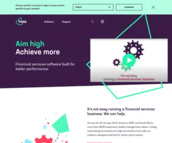 Iress.com.hk(Market-leading financial software for better performance, every day) Screenshot