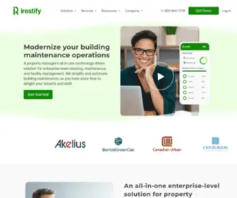 Irestify.com(Modernize building cleaning and maintenance) Screenshot