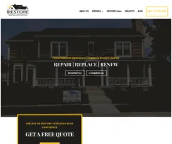 IreStoreindy.com(Roofing Indianapolis) Screenshot