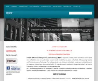 Iret.co.in(IRET) Screenshot