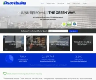 Ireusehauling.com(Junk Removal Boise) Screenshot