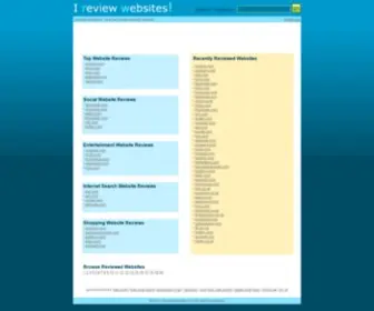 Ireviewwebsites.com(I review websites) Screenshot