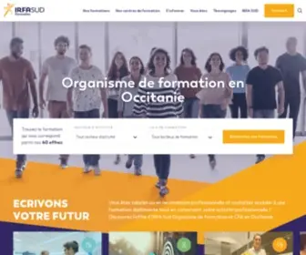 Irfasud.fr(IRFA Sud) Screenshot