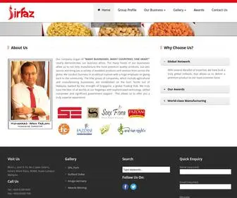 Irfaz.com(Irfaz Group of Companies) Screenshot