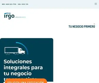 Irgoinsurance.com(TU NEGOCIO PRIMERO) Screenshot