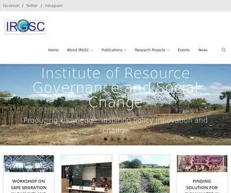 IRGSC.org(Producing knowledge) Screenshot