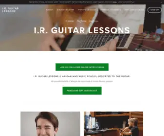 Irguitarlessons.com(I.R) Screenshot