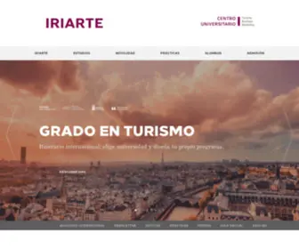 Iriarteuniversidad.es(Fórmate en Turismo y Gestión Empresarial) Screenshot