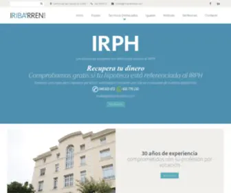 Iribarrenribas.com(Bufete Iribarren Ribas) Screenshot