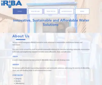 Iribawatergroup.com(IRIBA Water Group) Screenshot