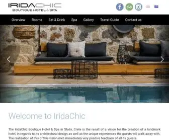 Iridachic.gr(IridaChic Boutique Hotel & Spa) Screenshot