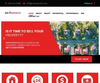 Irieproperties.com(IRIE Properties) Screenshot