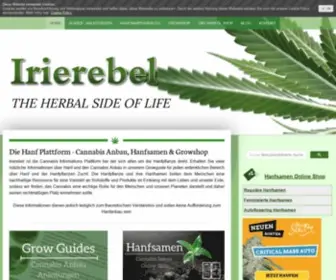 Irierebel.com(Die Information & Shop) Screenshot