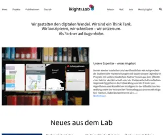 Irights-Lab.de(IRights.Lab) Screenshot