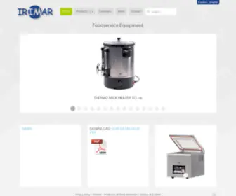 Irimar.com(Equipamiento de cocina profesional) Screenshot