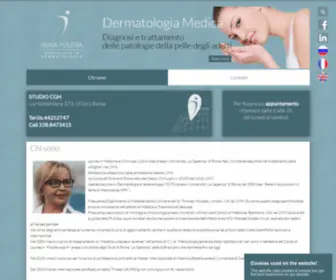 Irinapoleva.it(Studio dermatologico Dottoressa Irina Poleva) Screenshot