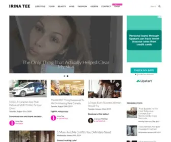 Irinatee.com(Irina Tee) Screenshot