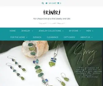 Iriniridesigns.com(For unique and one of a kind jewelry and gifts) Screenshot