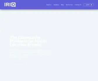 Irio.com(IRIO is a marketing platform for multi) Screenshot