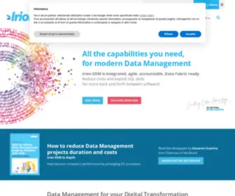 Irion-EDM.com(Enterprise Data Management) Screenshot