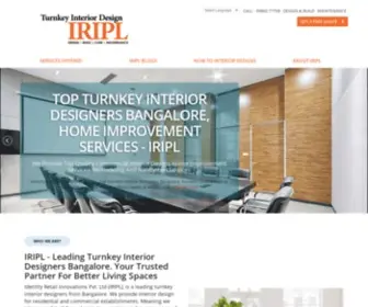 Iripl.in(Top turnkey interior designers Bangalore) Screenshot