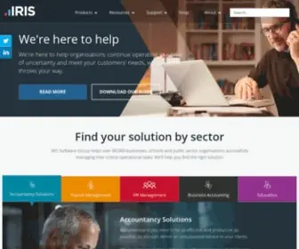 Iris.co.uk(Find business software for your mission) Screenshot