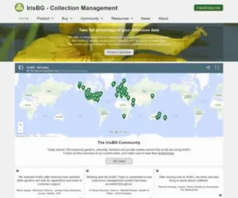 Irisbg.com(Collection Management) Screenshot