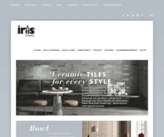 Irisceramica.com(Italian Ceramic Floors and Porcelain Wall Coverings) Screenshot