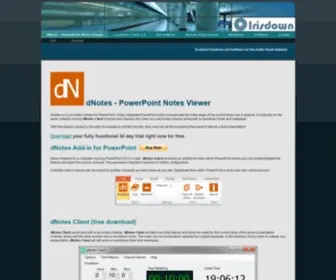 Irisdown.co.uk(PowerPoint Notes Viewer) Screenshot