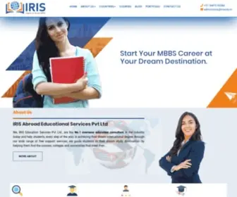 Irisedu.in(Study MBBS Abroad Educational Consultants in Hyderabad) Screenshot