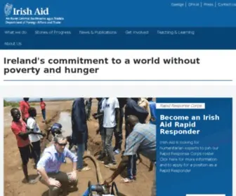 Irishaid.gov.ie(Department of Foreign Affairs) Screenshot