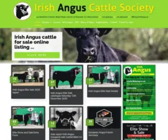 Irishangus.ie(Irish Angus Cattle Society) Screenshot