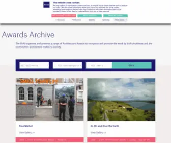 Irisharchitectureawards.ie(RIAI.ie (The Royal Institute of the Architects of Ireland)) Screenshot