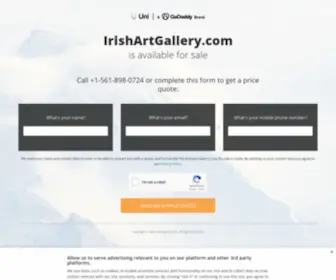 Irishartgallery.com(Irish Art Gallery) Screenshot