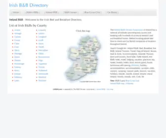 Irishbnb.com(Ireland Bed and Breakfast Map and Directory by County) Screenshot