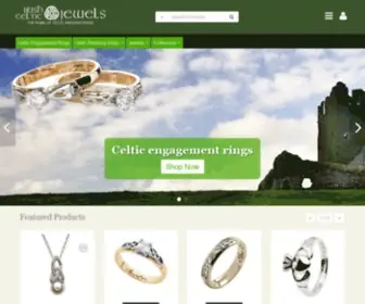 IrishcelticJewels.com(Celtic Engagement Rings & Wedding Rings) Screenshot