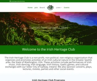 Irishclub.org(The Irish Heritage Club) Screenshot