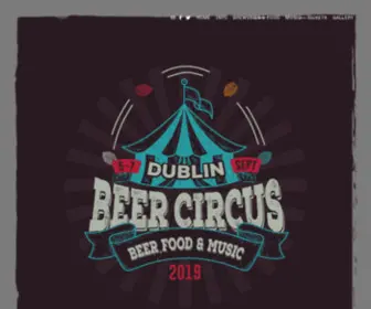 Irishcraftbeerfestival.ie(THE DUBLIN BEER CIRCUS) Screenshot