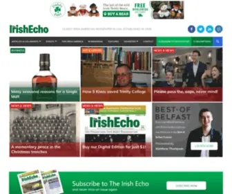 Irishecho.com(Irish Echo) Screenshot